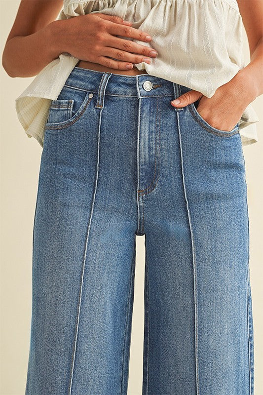 Wide Leg Stretch Jean