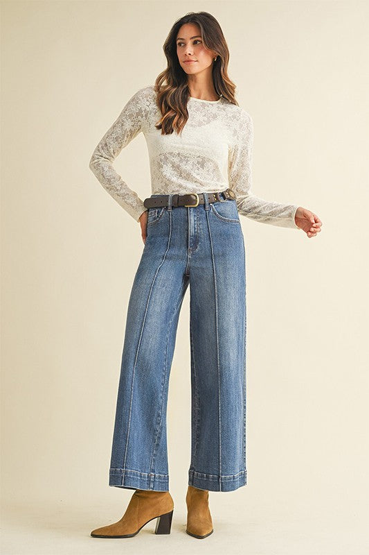 Wide Leg Stretch Jean